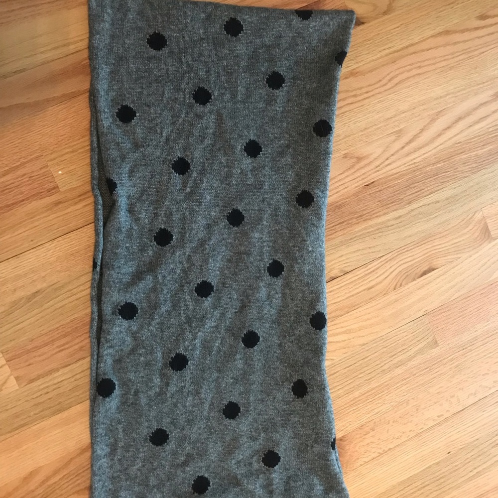 J. Crew Polka Dot Circle Scarf